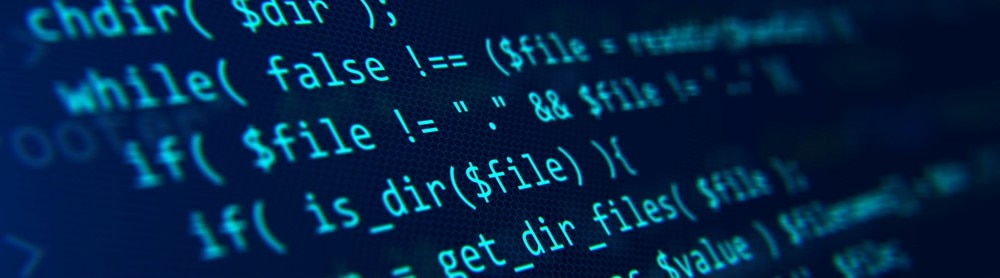 Abstract code background