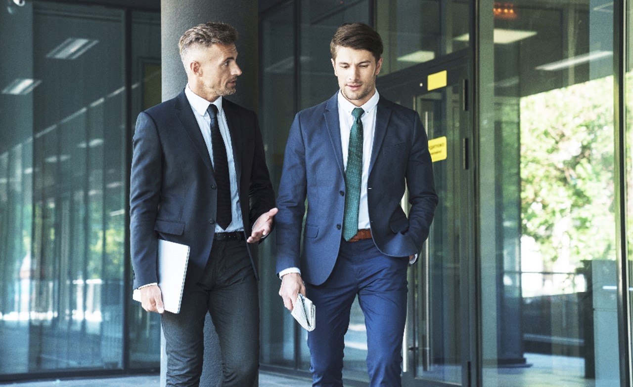 CIO advisory two consultants walking