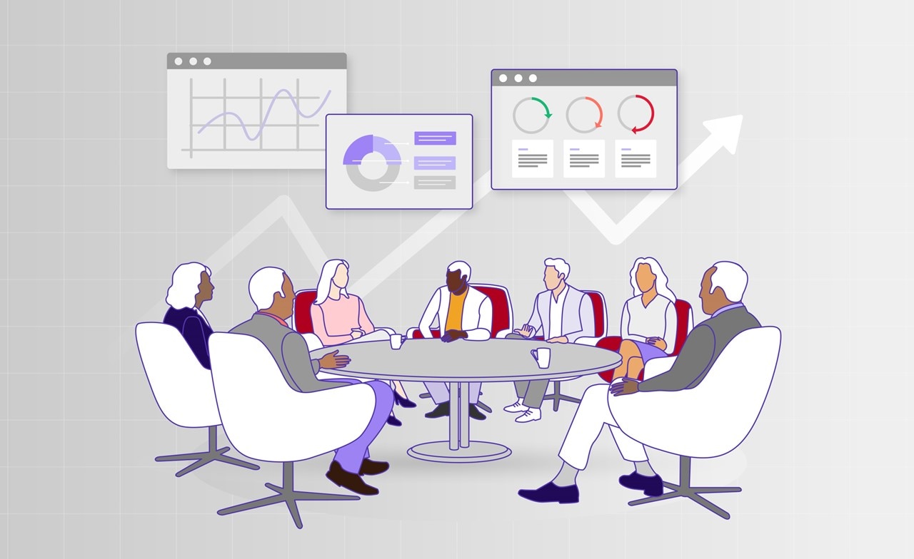 Meeting illustration - 2025 CGI Voice of Our Clients