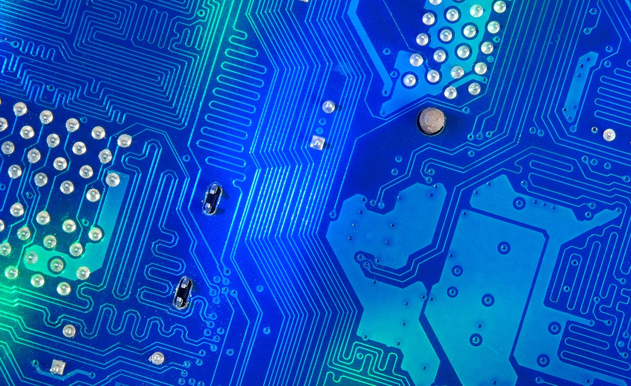 image of a computer chip representing AI