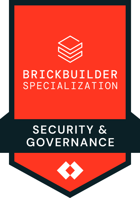 Brickbuilder Specialization - Security & Governance (Databricks)