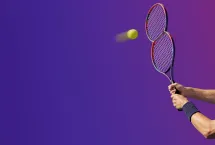 Results from day one -kuvituskuvassa tuplatennismaila