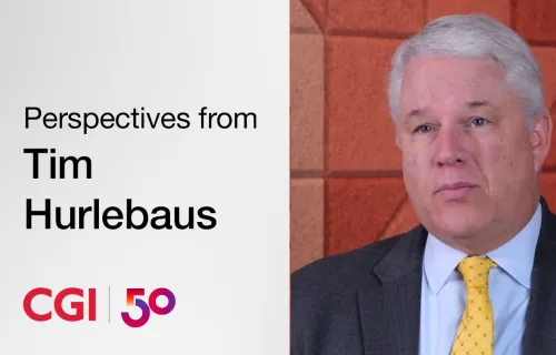  CGI at 50 years: Perspectives from Tim Hurlebaus