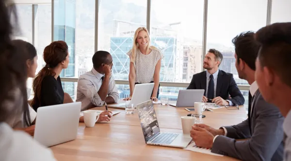 Consultants discussing Office of the CIO